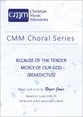 Because of the tender mercy of our God SATB choral sheet music cover